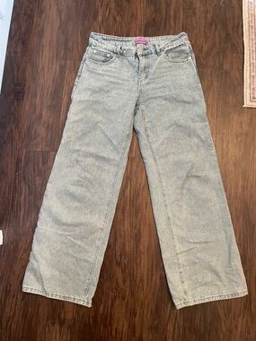 Edikted Women's Wide-Leg Jeans in Light Blue Wash